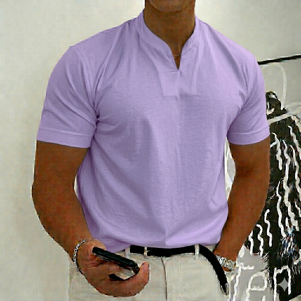 Veltro — Fitness-T-Shirt aus Baumwollmischung