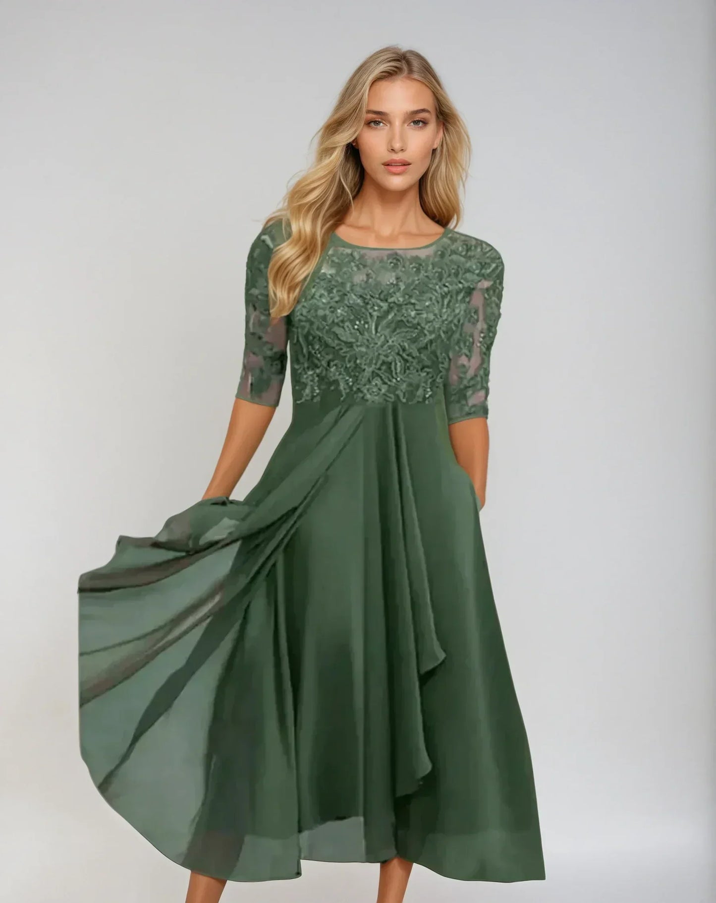 Margherita — Elegantes Spitzen-Cocktailkleid