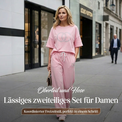 Vaerin — Strick-Loungewear Zwei-Teile-Set