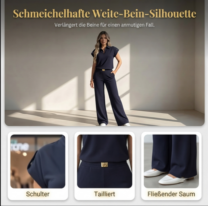 Isadoria — Lässiges Top & Hose Zwei-Teile Set