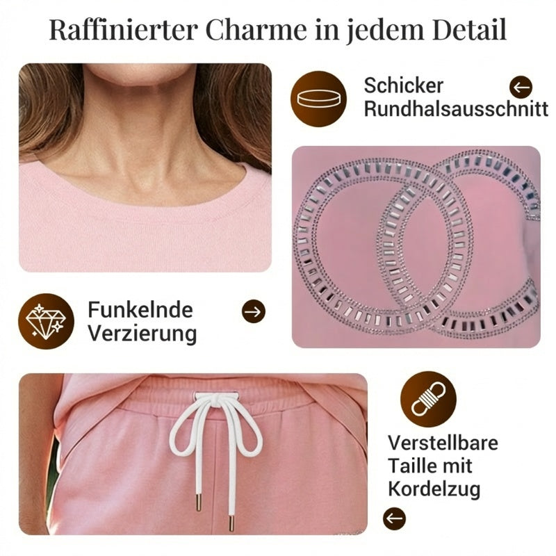 Vaerin — Strick-Loungewear Zwei-Teile-Set