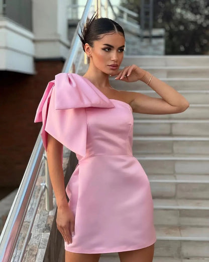Doralynn — Elastisches Taft Ärmelloses Kleid
