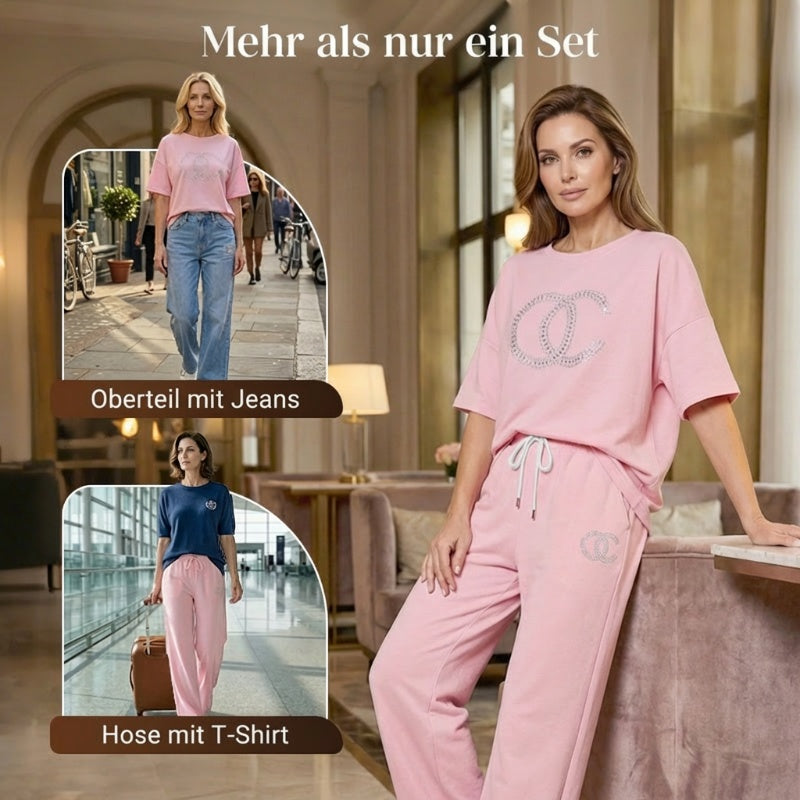 Vaerin — Strick-Loungewear Zwei-Teile-Set