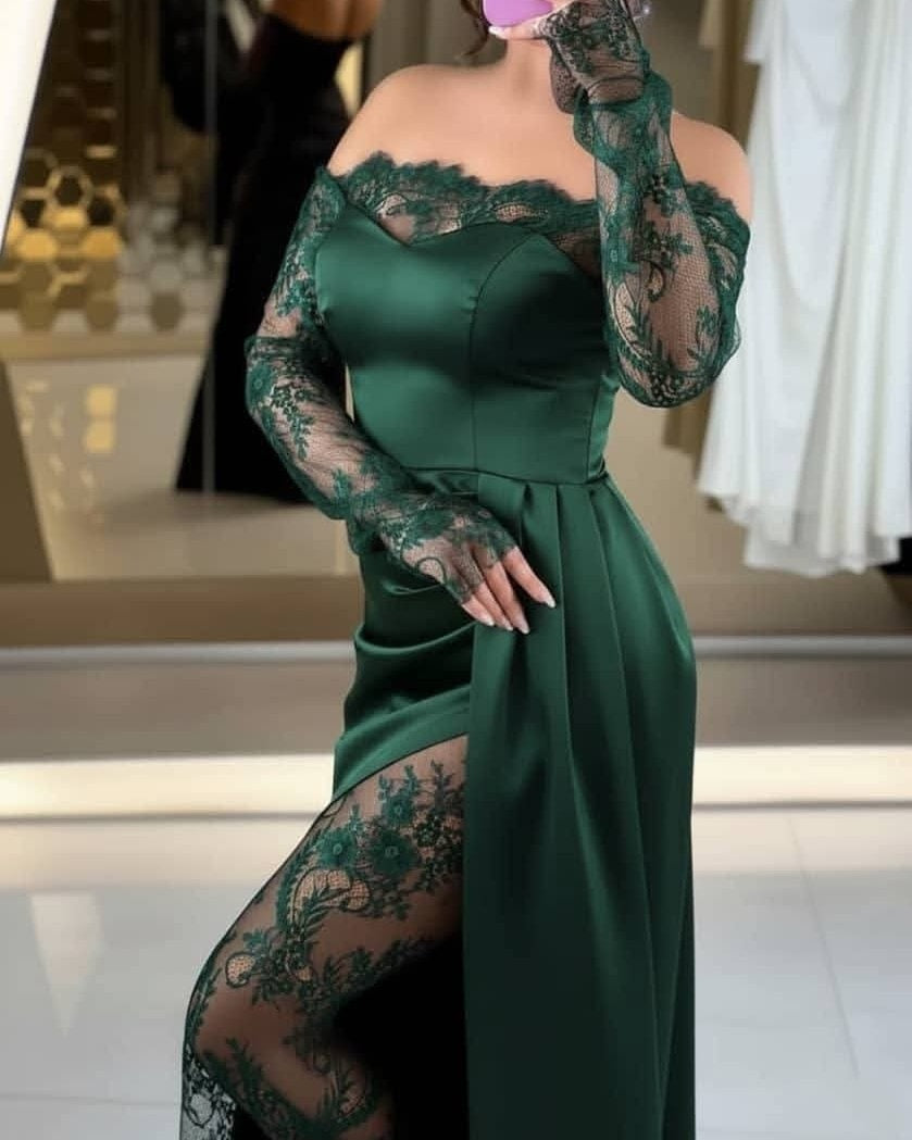 Chantilly — Spitzen-Abendkleid