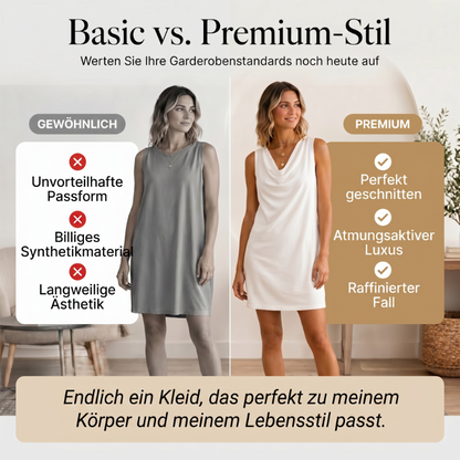 Solenari — Slim-Fit Kleid mit Kapuze