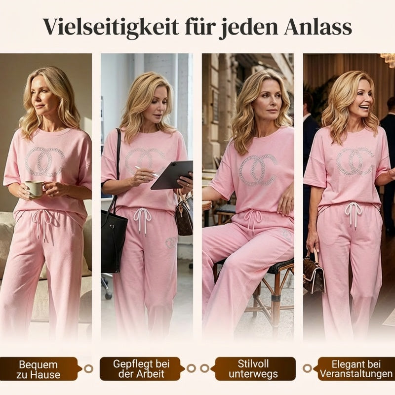Vaerin — Strick-Loungewear Zwei-Teile-Set