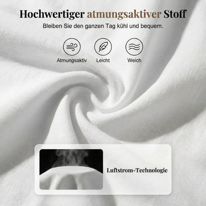 Marnelle — Ärmelloses Baumwoll-Leinen-Kleid