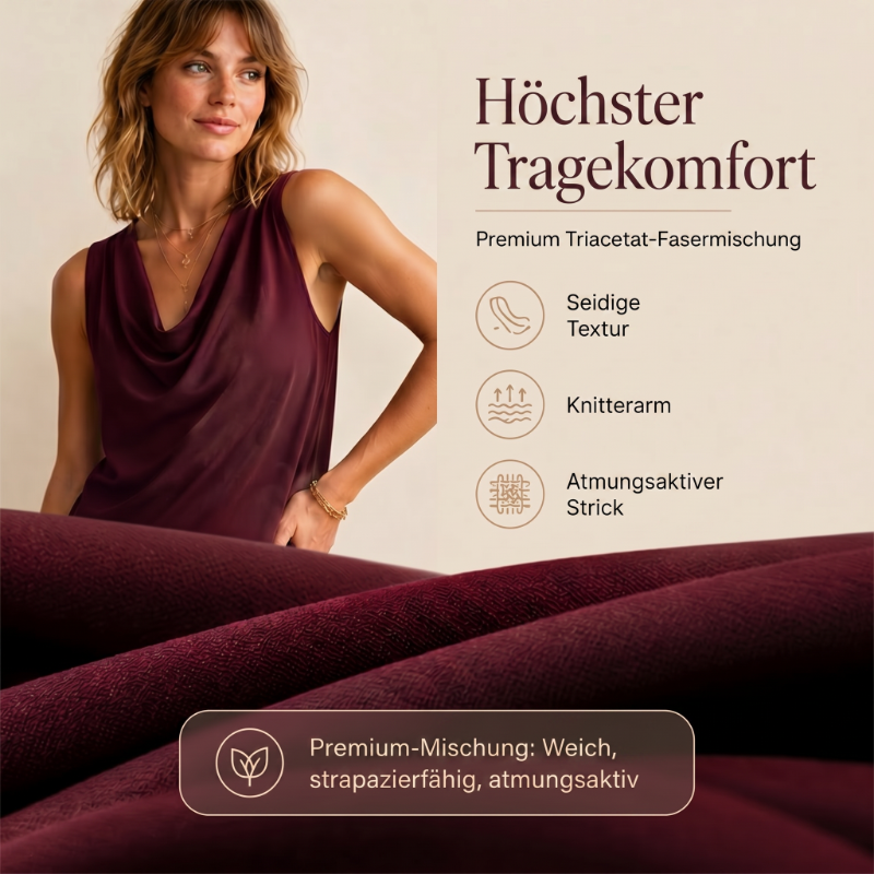 Solenari — Slim-Fit Kleid mit Kapuze