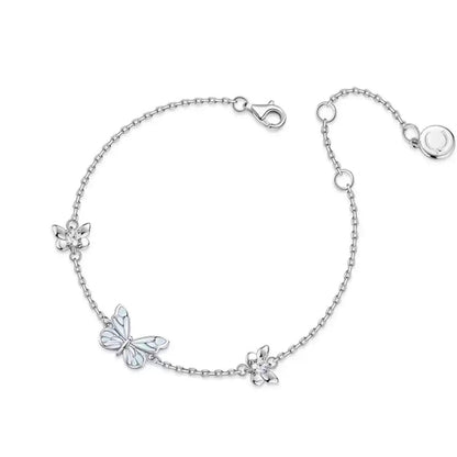 Papillon — Blaues Schmetterlings-Halskette mit zartem Charme