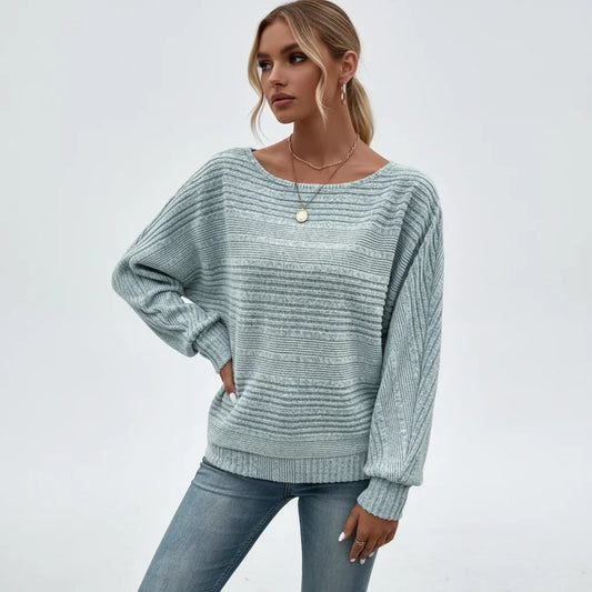 Cassalyn — Pullover mit Fledermausärmeln