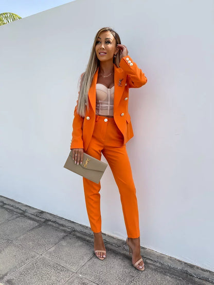 Antonia — Blazer & Hose Zweiteiler