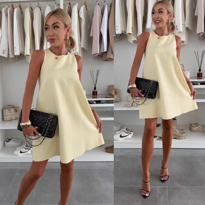 Cali — Ärmelloses Blazer-Style Mini-Kleid