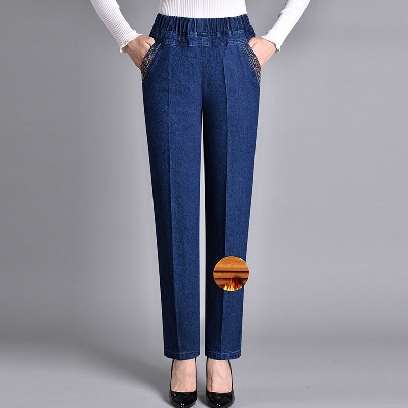 Céline — Jeans mit geradem Schnitt und elastischem Bund