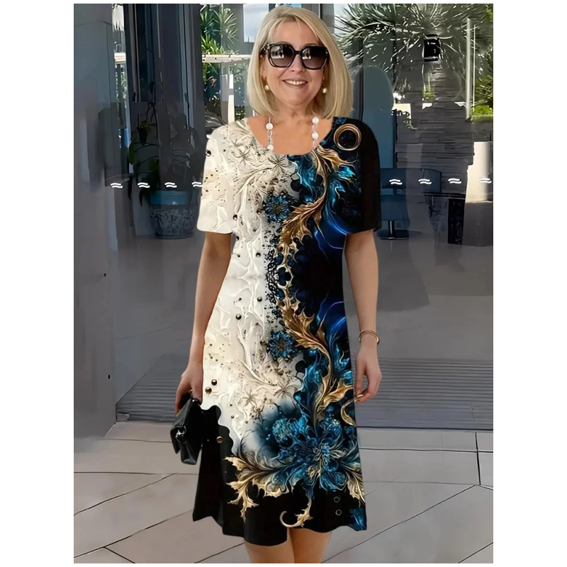 Camélie — Sommerkleid mit Blumenmuster