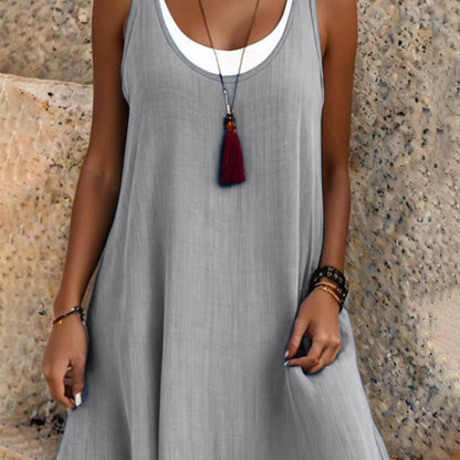 Vesnaya — Trägerloses Sommer-Layering-Kleid