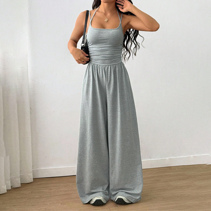 Isolare — Weitbeiniger, taillierter Sommer-Jumpsuit