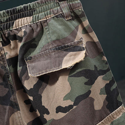 Marchoval — Gepunktete Camo Cargo Shorts