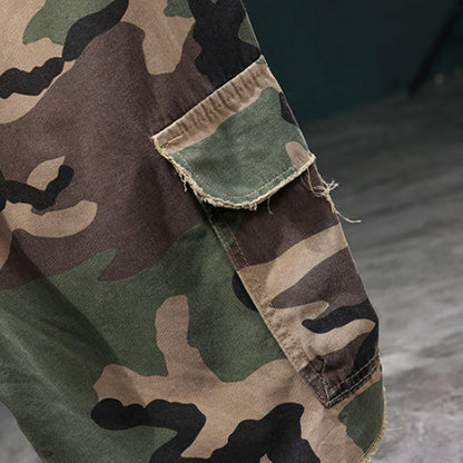 Marchoval — Gepunktete Camo Cargo Shorts