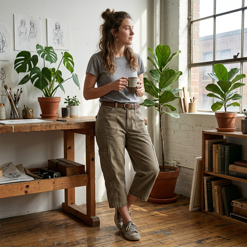 Kastelle — Entspannte Cargo Capris