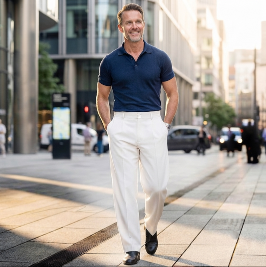 Belmore — Plissierte Weite-Hosen