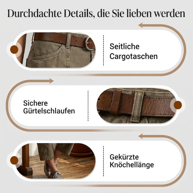 Kastelle — Entspannte Cargo Capris